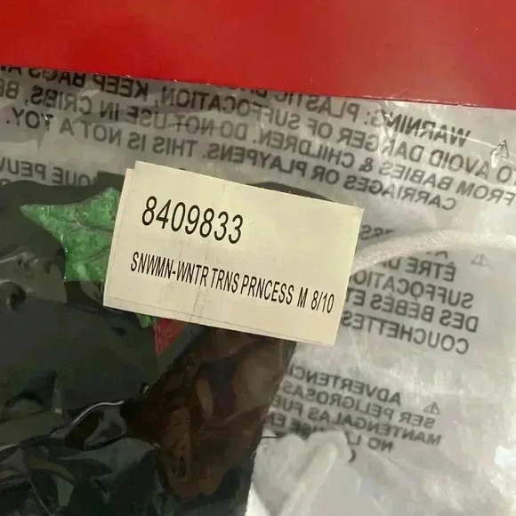 SNOWMAN WINTER PRINCESS 
TRANSFORMING COSTUME M 8/10 NEW - Picture 13 of 13